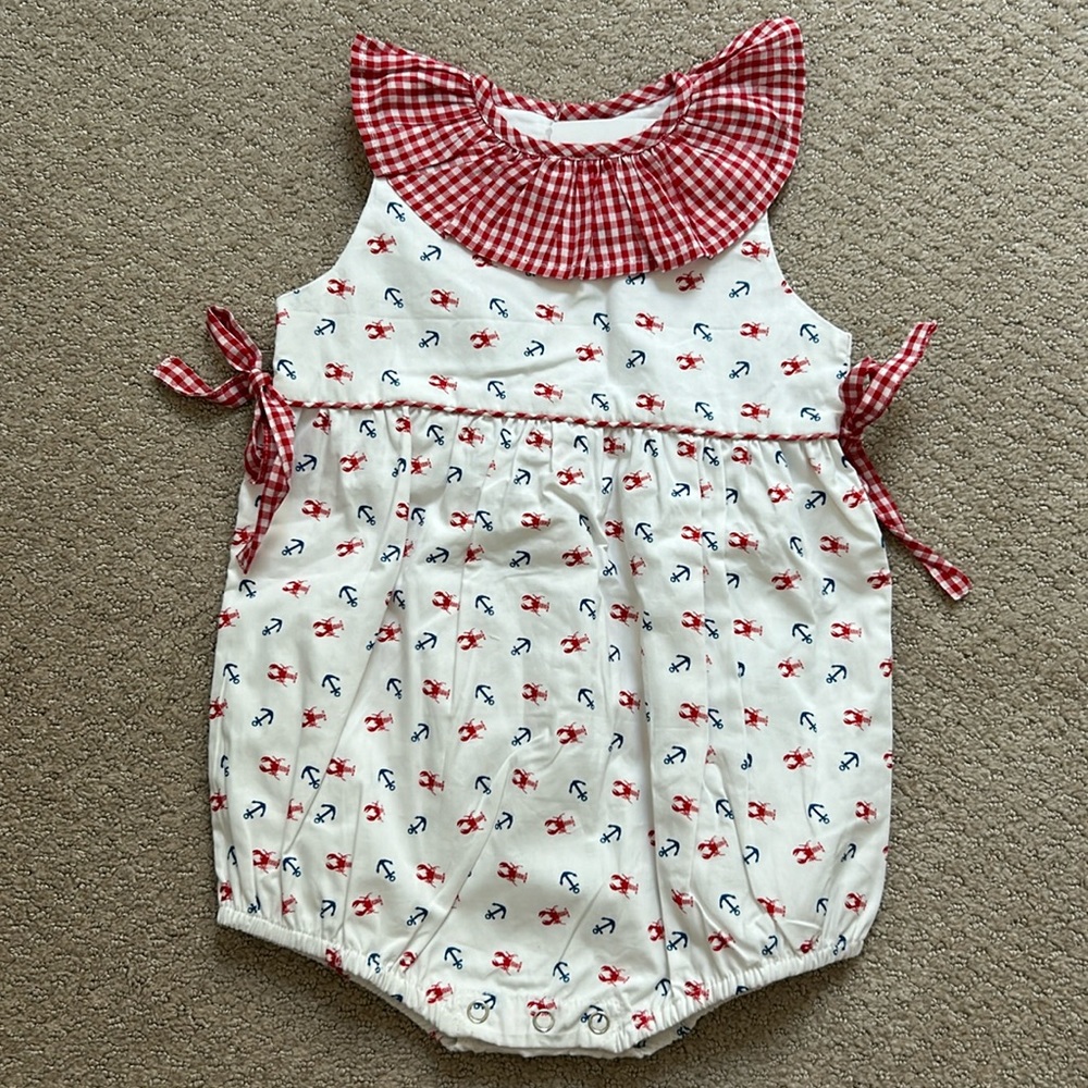 NWT Maddie & Connor lobster bubble, size 2t